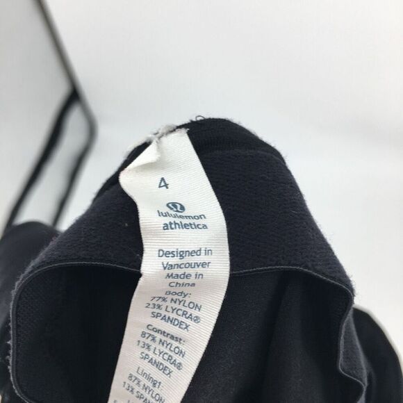 Lululemon Tank Top Womens 4 Black Run Fast Track Cutout Racerback Active Gym #B - Picture 6 of 9